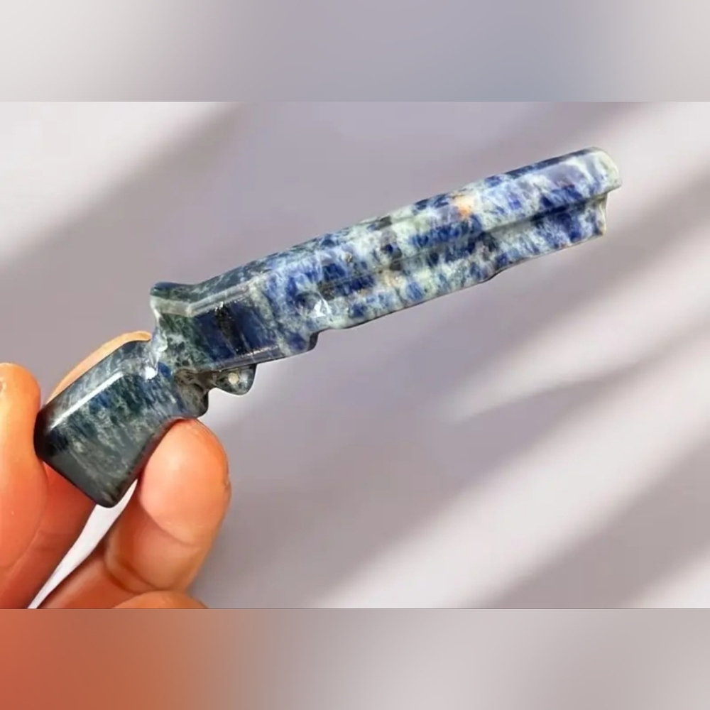 Sodalite Carved Rifle